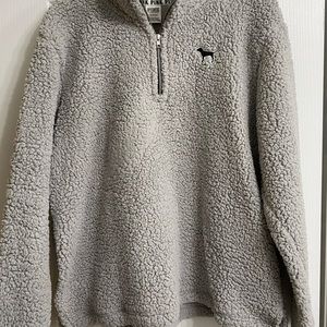 PINK Sherpa pullover